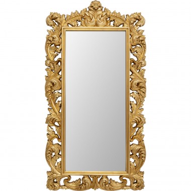 Espelho de parede Baroque Valentina Dourado 100x190 cm