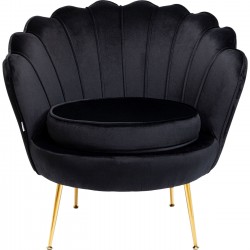 Cadeirão Water Lily Dourado/Preto