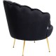 Cadeirão Water Lily Dourado/Preto