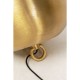 Candeeiro de pé Apollon Smooth Dourado Ø35 cm