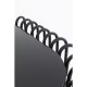 Consola Wire Glass Black 142x89 cm