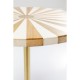 Mesa de apoio Domero Cirque Gold White Ø40 cm