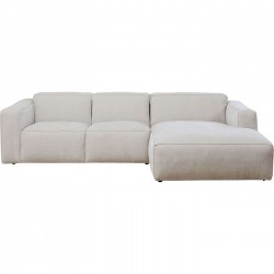 Sofá de canto Henry Cream Direito 285x170 cm
