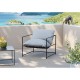 Poltrona Cuby Garden White