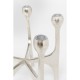 Castiçal Stacky Silver 31 cm