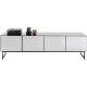 Consola baixa Soran Black 180x40 cm