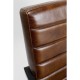 Poltrona Cantilever Lola Leather Brown