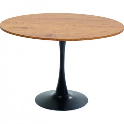 Mesa Schickeria Oak Black Ø110 cm