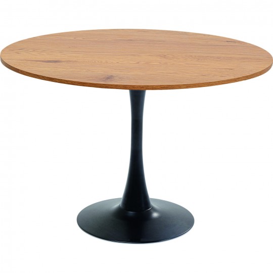 Mesa Schickeria Oak Black Ø110 cm