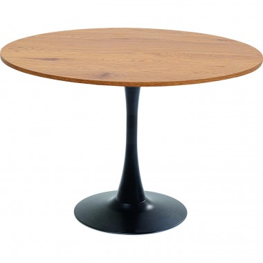 Mesa Schickeria Oak Black Ø110 cm