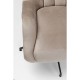 Poltrona giratória Bellissima Velvet Beige