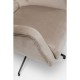 Poltrona giratória Bellissima Velvet Beige