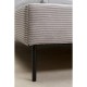 Cama East Side Cord Grey 160x200 cm