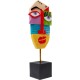 Objeto decorativo Abstract Face Multicolour 52 cm