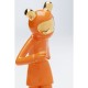 Estatueta decorativa Skating Astronaut Orange 33 cm