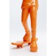 Estatueta decorativa Skating Astronaut Orange 33 cm