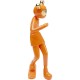 Estatueta decorativa Skating Astronaut Orange 33 cm