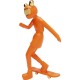 Estatueta decorativa Skating Astronaut Orange 33 cm