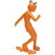 Estatueta decorativa Skating Astronaut Orange 33 cm