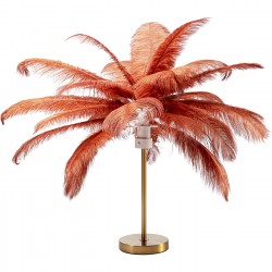 Candeeiro de mesa Feather Palm Rusty Red 60 cm
