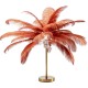 Candeeiro de mesa Feather Palm Rusty Red 60 cm