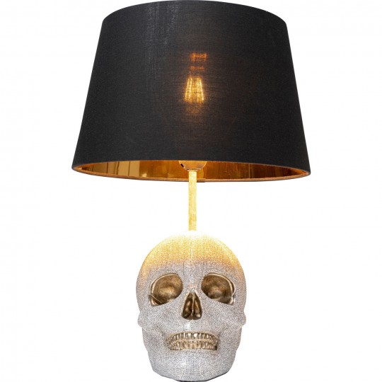 Candeeiro de mesa Skull Crystals Front 44 cm