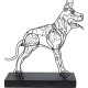 Objeto decorativo Wire Attack Dog 36 cm