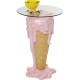 Mesa de apoio Icecream Ø48 cm