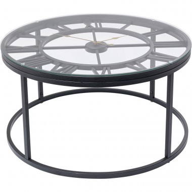 Mesa de apoio Roman Black Ø76 cm