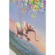Quadro em tela Flying Elephant At Night 80x100 cm