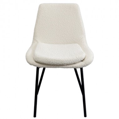 Cadeira West Side Boucle Cream