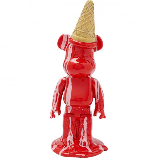 Peça decorativa Gelato Bear Red 40 cm