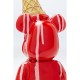 Peça decorativa Gelato Bear Red 40 cm