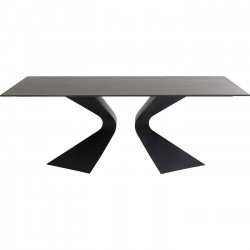 Mesa Gloria Outdoor Ceramic Black 180x90 cm