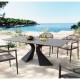 Mesa Gloria Outdoor Ceramic Black 180x90 cm