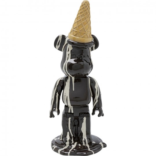 Estatueta decorativa Gelato Bear Black 40 cm