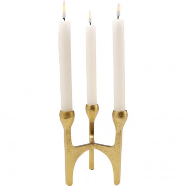 Castiçal Stacky Gold 15 cm