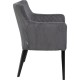 Cadeira com apoios de braço Mode Cord Grey