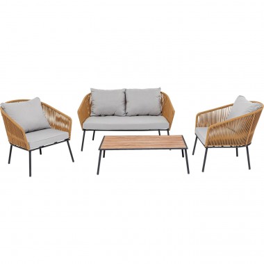 Conjunto de sofás Elba Quattro Nature (4 peças)