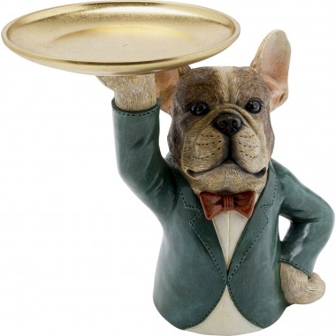 Objeto decorativo Waiter Dog 33 cm