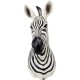 Objeto de parede Zebra 33x78 cm