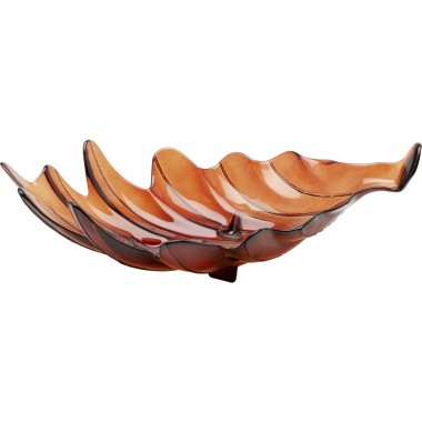 Taça Deco Leaf Red 14 cm