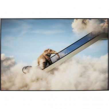 Imagem emoldurada Elephant In The Sky 150x100 cm
