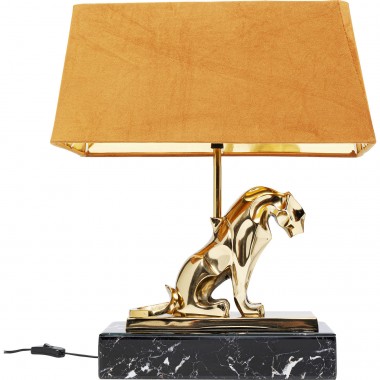 Candeeiro de mesa Geometric Leopard Brown 36 cm