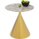 Mesa de Apoio Rita Gold Ø50 cm