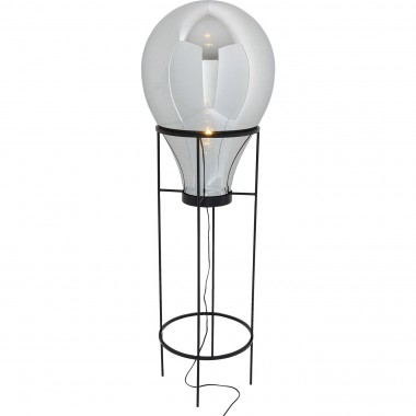 Candeeiro de Chão Pear Frame Preto 158cm