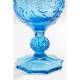 Copo de vinho Ice Flowers azul