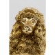 Estatueta Deco Mrs Poodle Gold 34 cm
