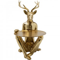 Estatueta decorativa Sitting Waiter Deer 33 cm