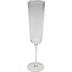 Copo de champanhe Cascata transparente